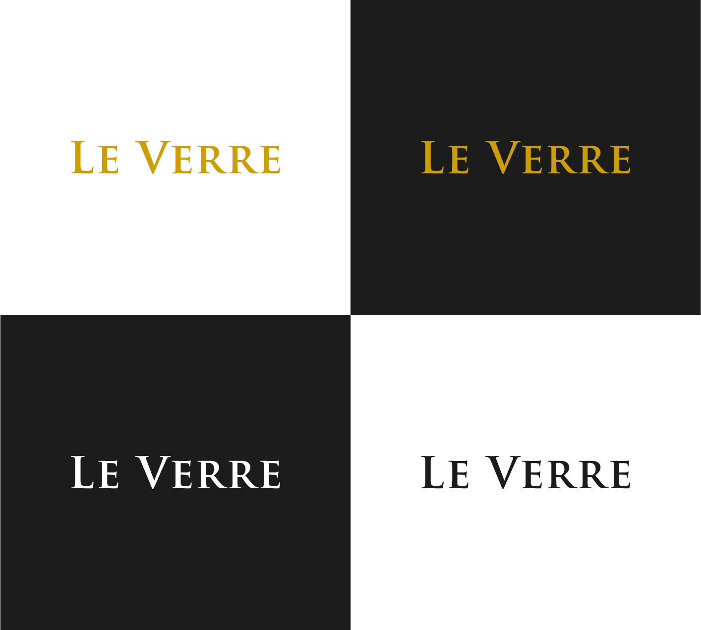 Logo Design by Grazdavoda for Le Verre | Design #17290455