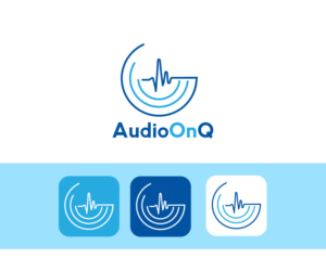 AudioOnQ | Logo Design by Maher Sh