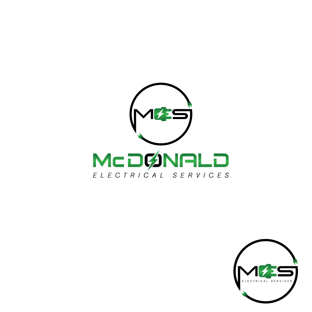 Logo Design by tigertwist for McDonald Electrical Services | Design #17165235