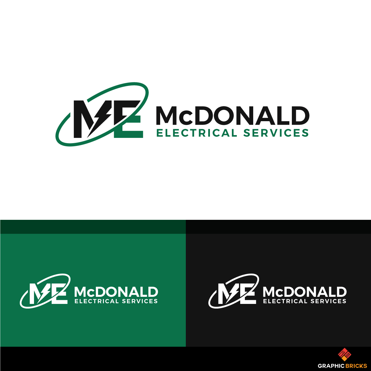 Logo Design by Graphic Bricks for McDonald Electrical Services | Design #17133472