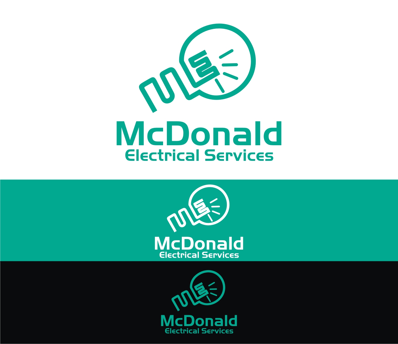 Logo Design by Soul Light for McDonald Electrical Services | Design #17114543
