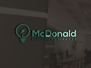 Logo Design by the majestic design for McDonald Electrical Services | Design: #17153606
