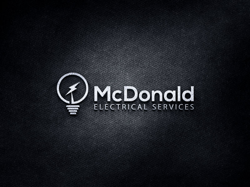 Logo Design by the majestic design for McDonald Electrical Services | Design #17153607