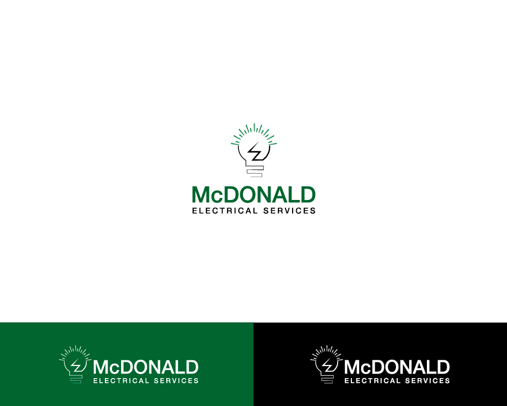 Logo Design by Deep Night for McDonald Electrical Services | Design #17116711