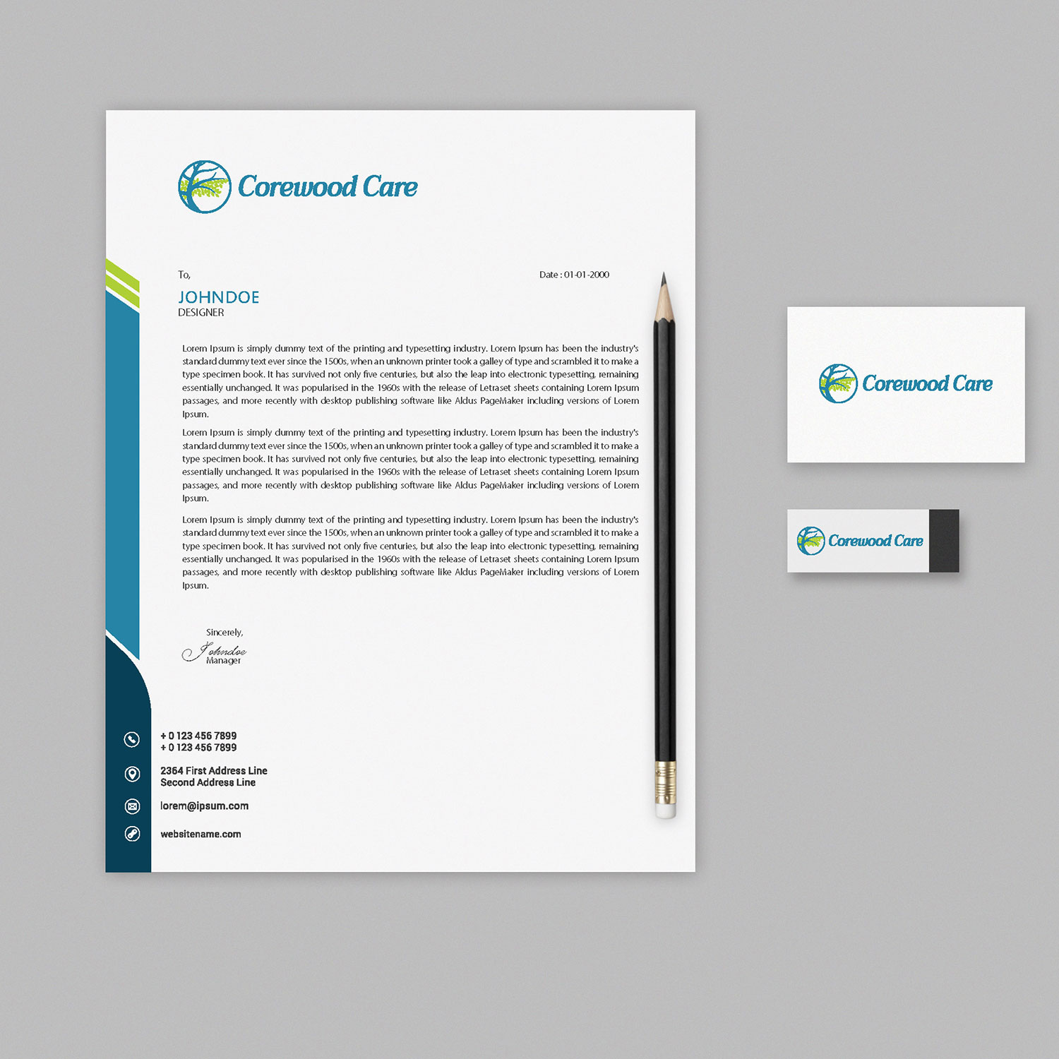 Letterhead Design by Brandcrate for this project | Design #17087293