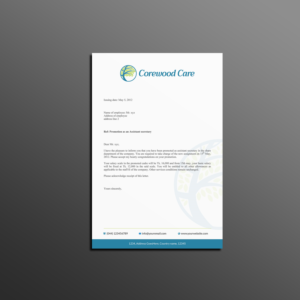 Letterhead Design by Creations Box 2015 for this project | Design: #17095243