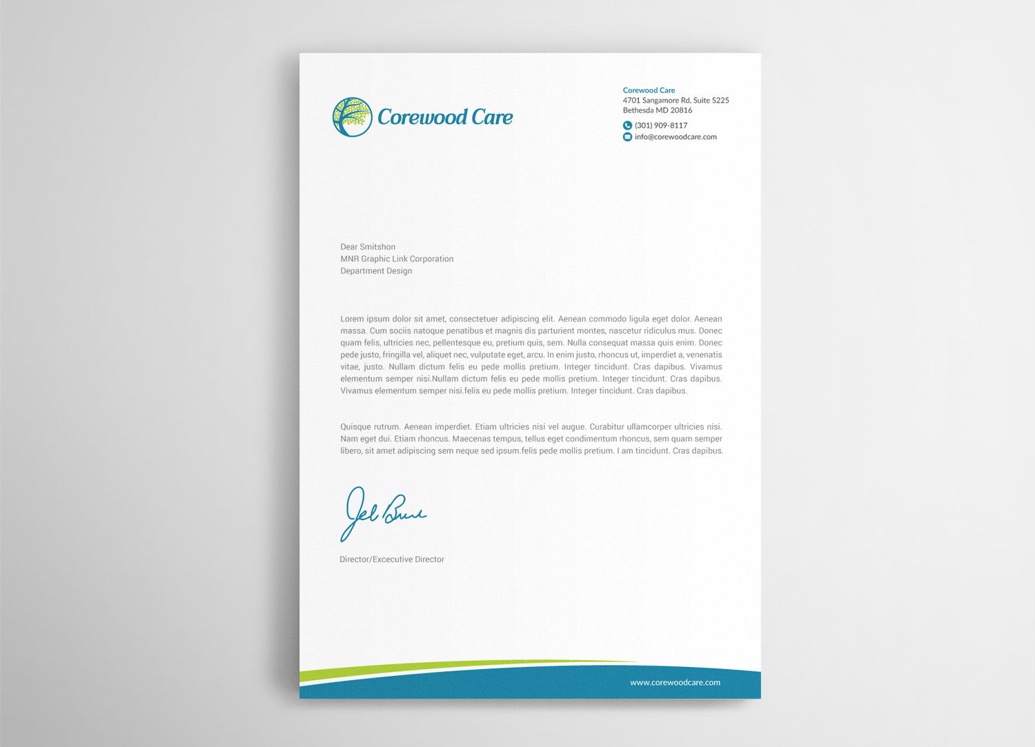 Letterhead Design by mdreyad for this project | Design #17179317