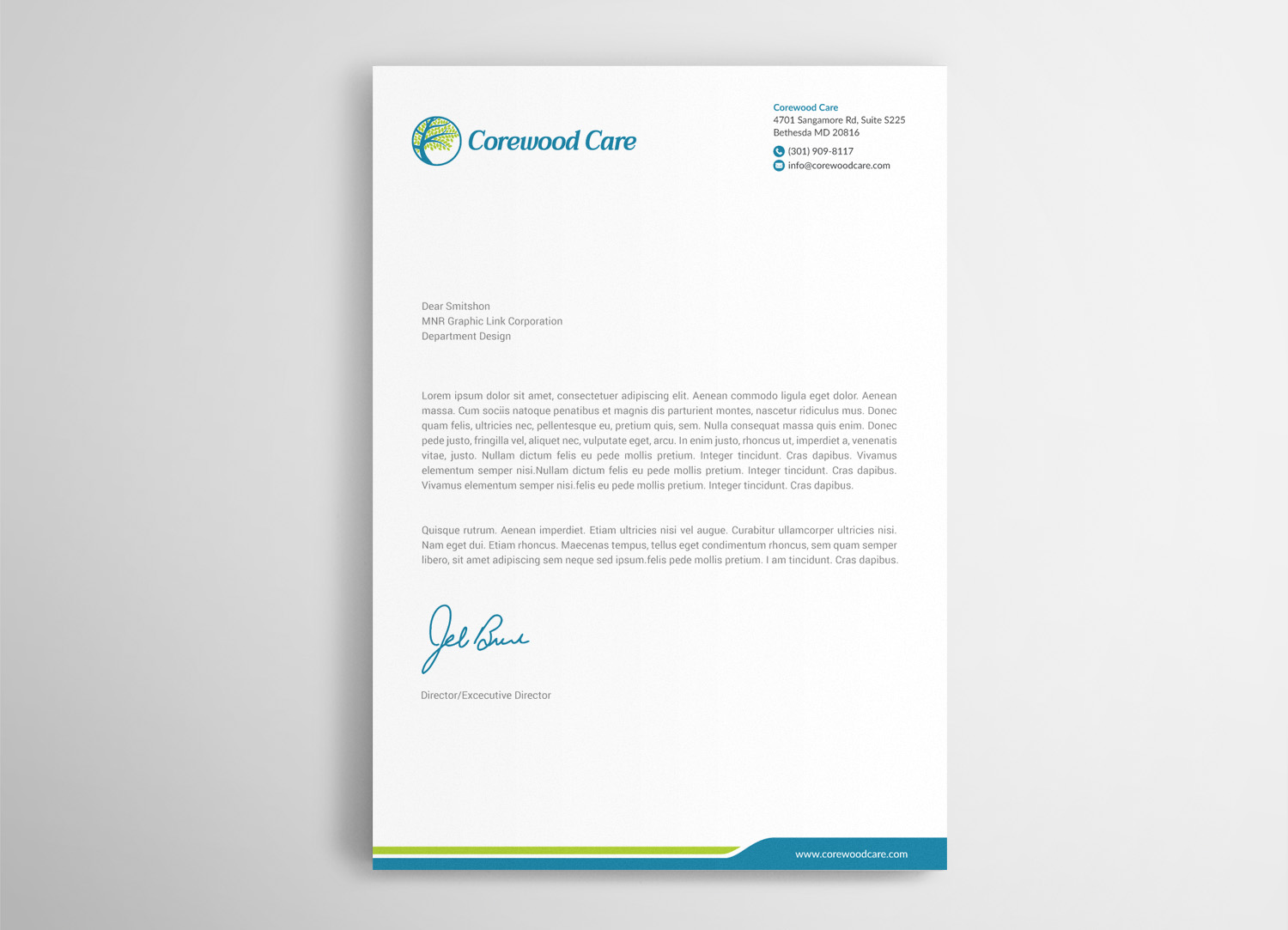 Letterhead Design by mdreyad for this project | Design #17179322