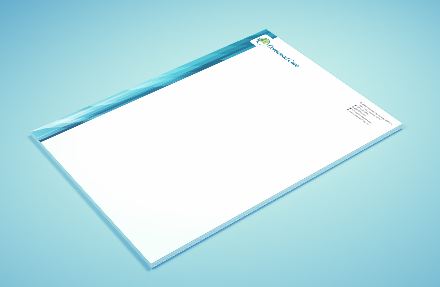 Letterhead Design by Petter Goms for this project | Design #17099015