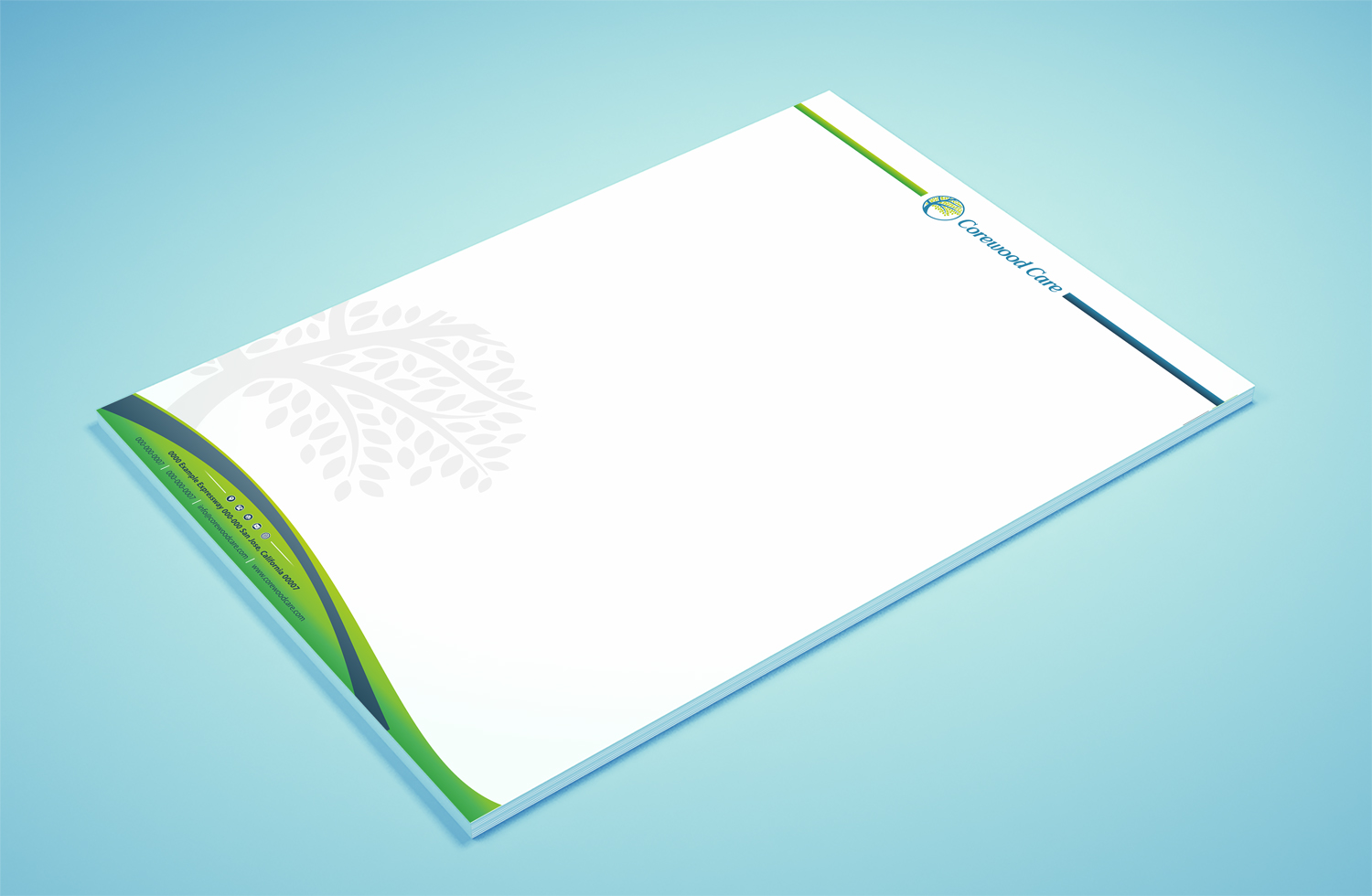 Letterhead Design by Petter Goms for this project | Design #17100089