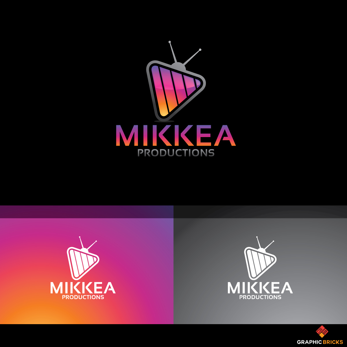 Logo-Design von Graphic Bricks für Mikkea Productions | Design #17099908