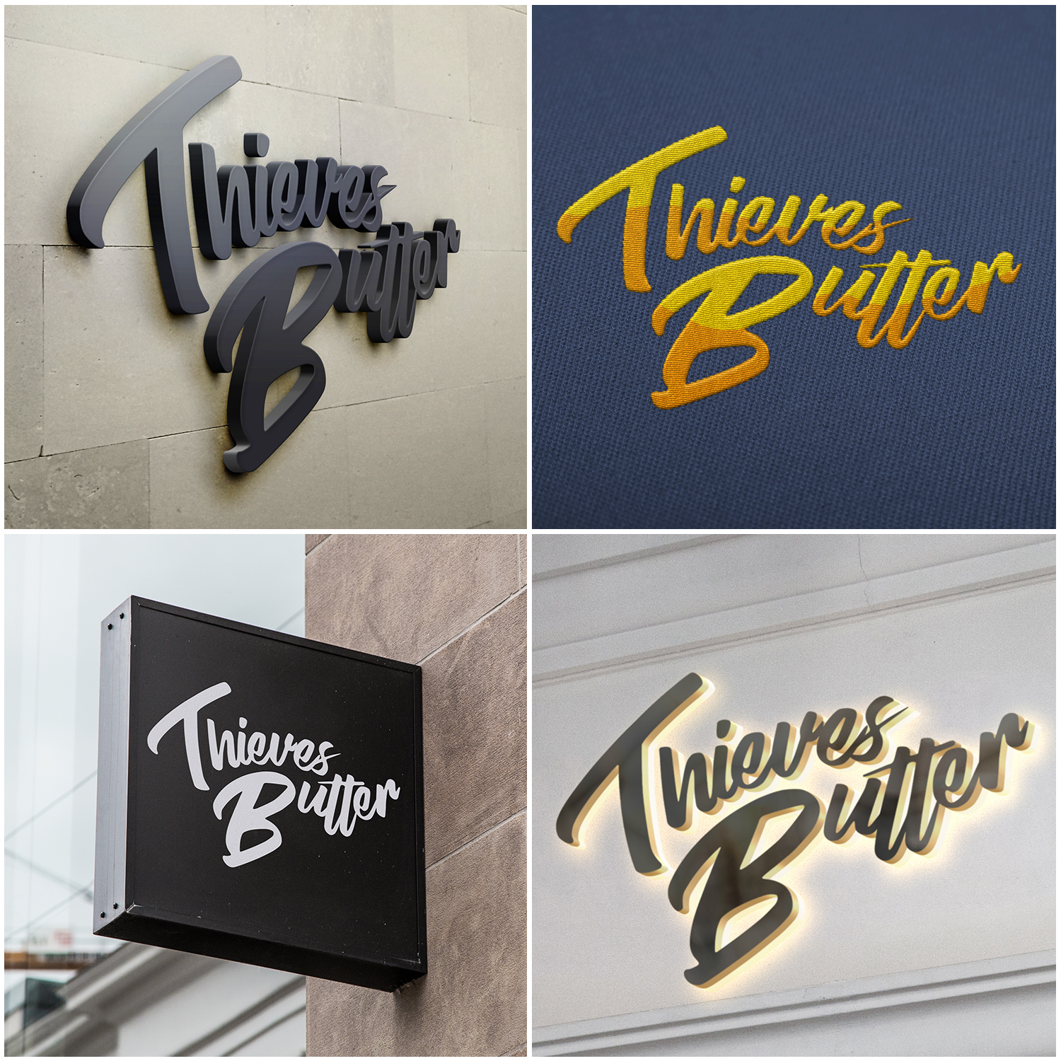 Logo Design by 3Hounds for Thieves Butter | Design #17113273