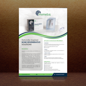 Flyer Design by debdesign for Mimetis Biomaterials | Design: #17113111
