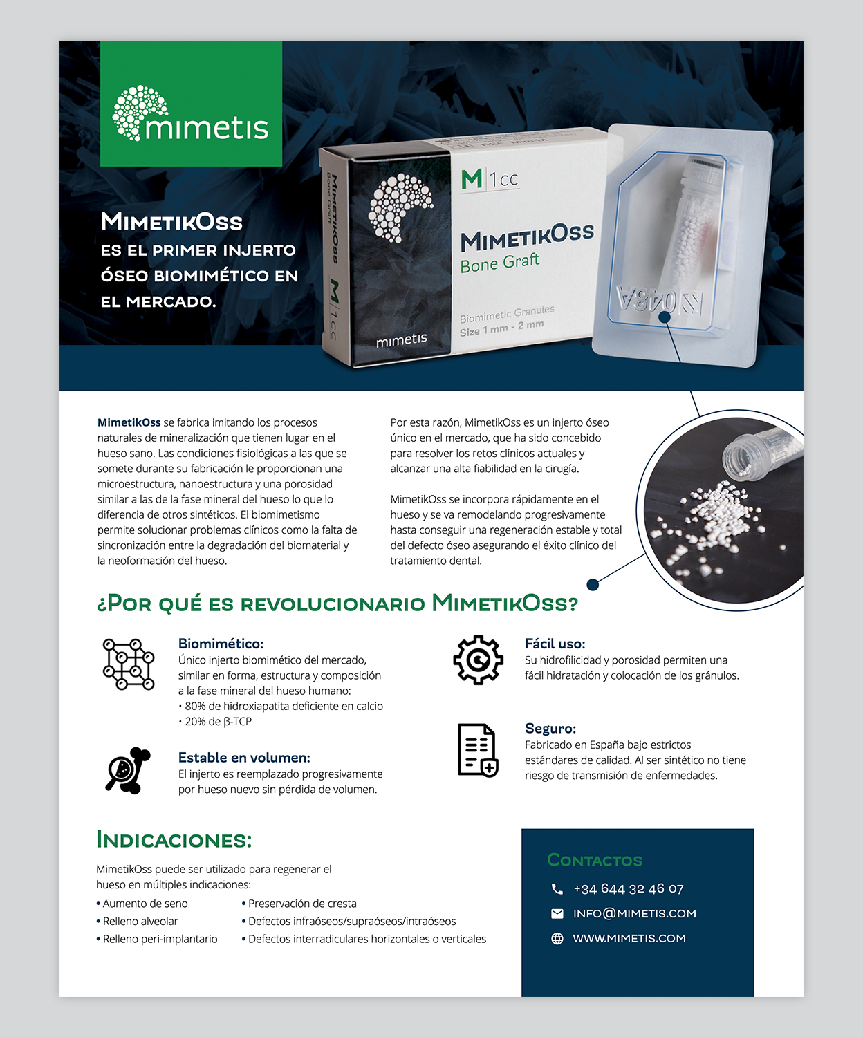 Flyer Design by sun_design for Mimetis Biomaterials | Design #17116647