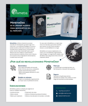 Flyer Design by sun_design for Mimetis Biomaterials | Design: #17116647