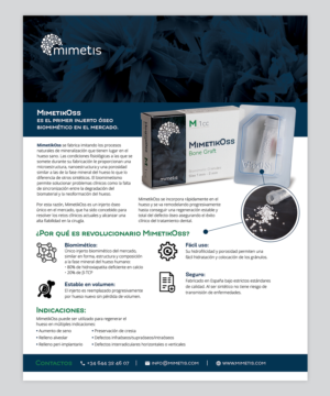 Flyer-Design von sun_design für Mimetis Biomaterials | Design: #17144162