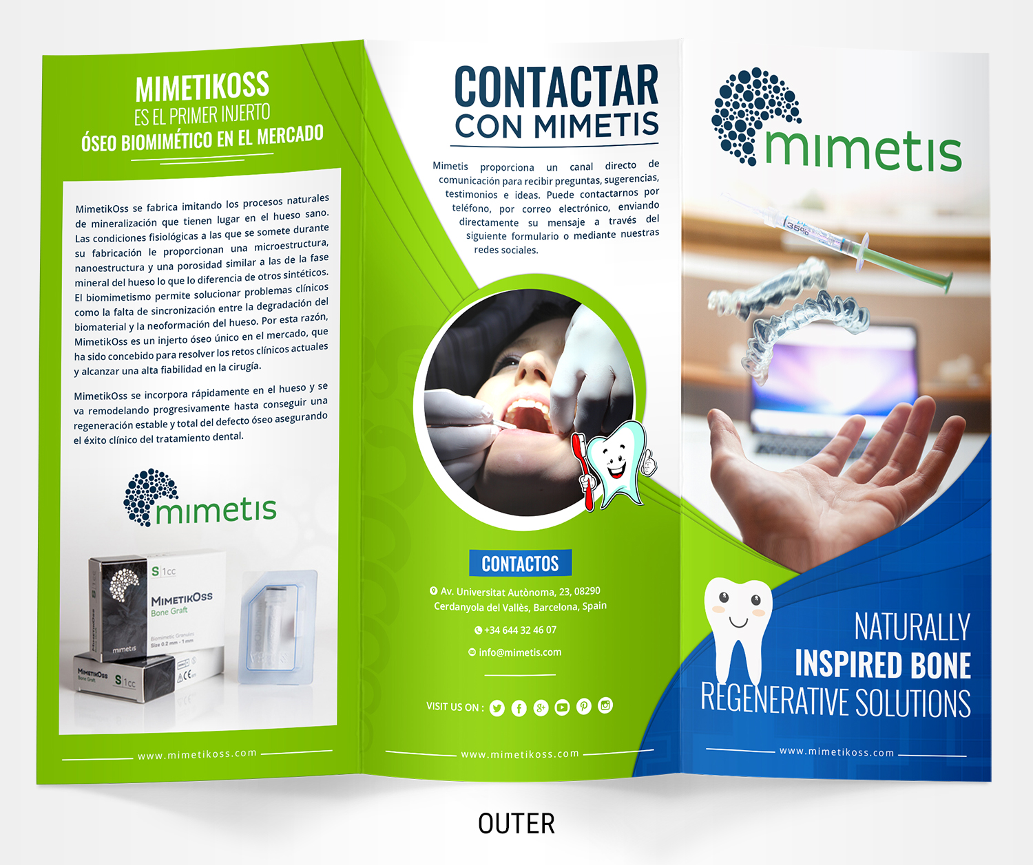 Design de Flyer par SAI DESIGNS pour Mimetis Biomaterials | Design #17128109