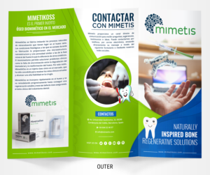 Flyer Design by SD WEBCREATION for Mimetis Biomaterials | Design #17128109