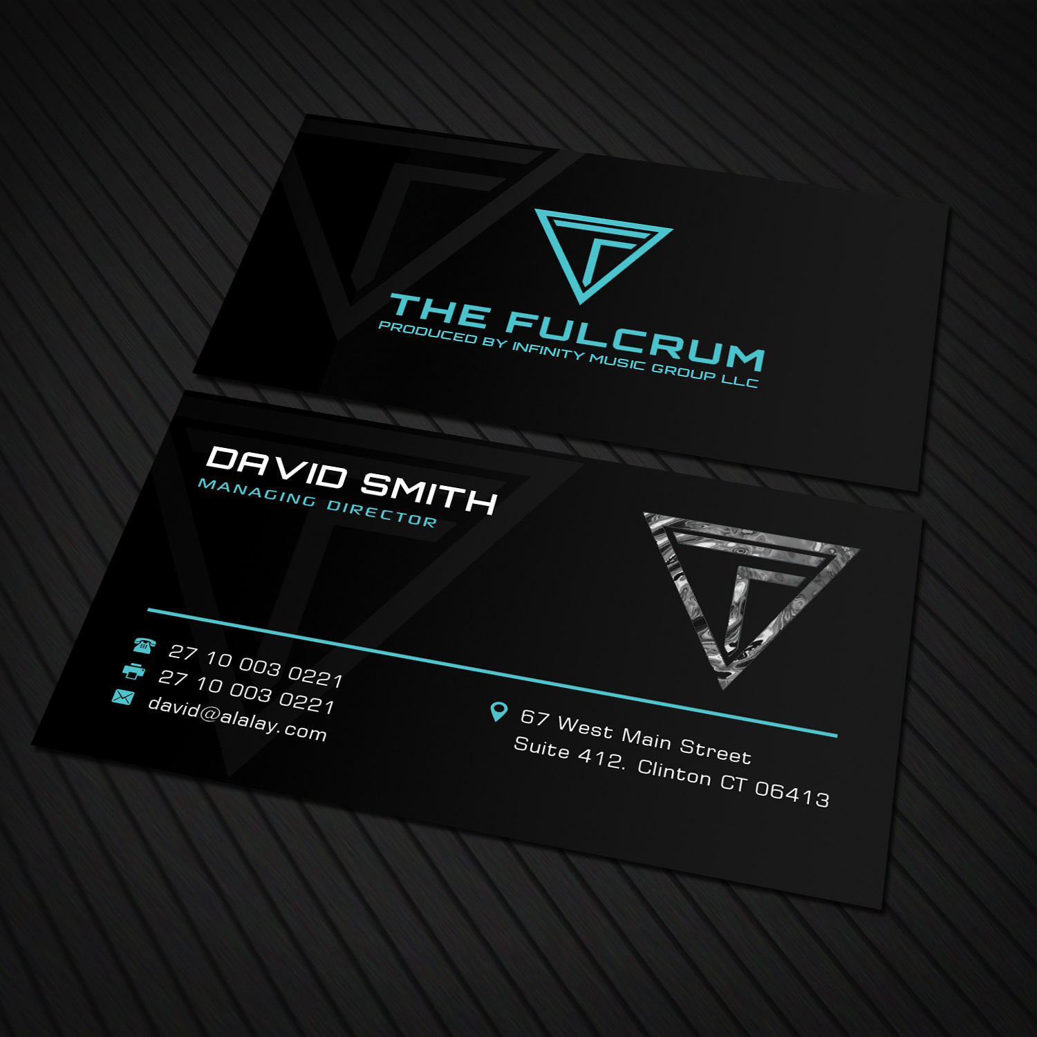 Business Card Design by Sandaruwan for Infinity Music Group LLC | Design #17097999