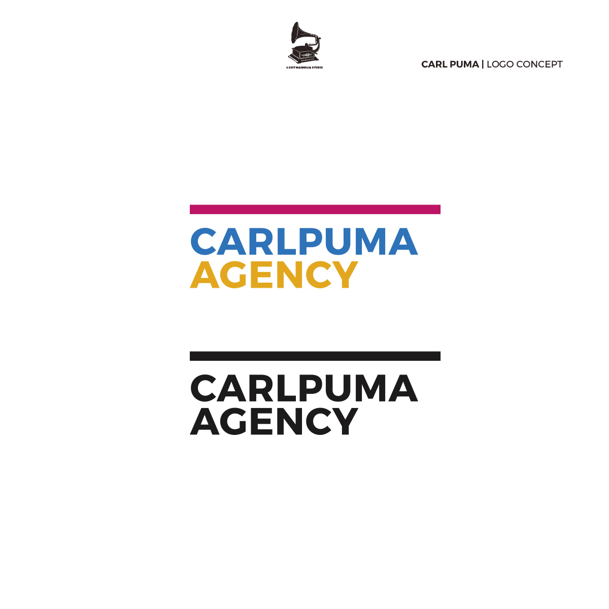 Logo Design by Magnolia S for Carl Puma Agency | Design #17104176