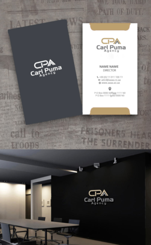 Logo Design by zebronicgraphic for Carl Puma Agency | Design: #17102045