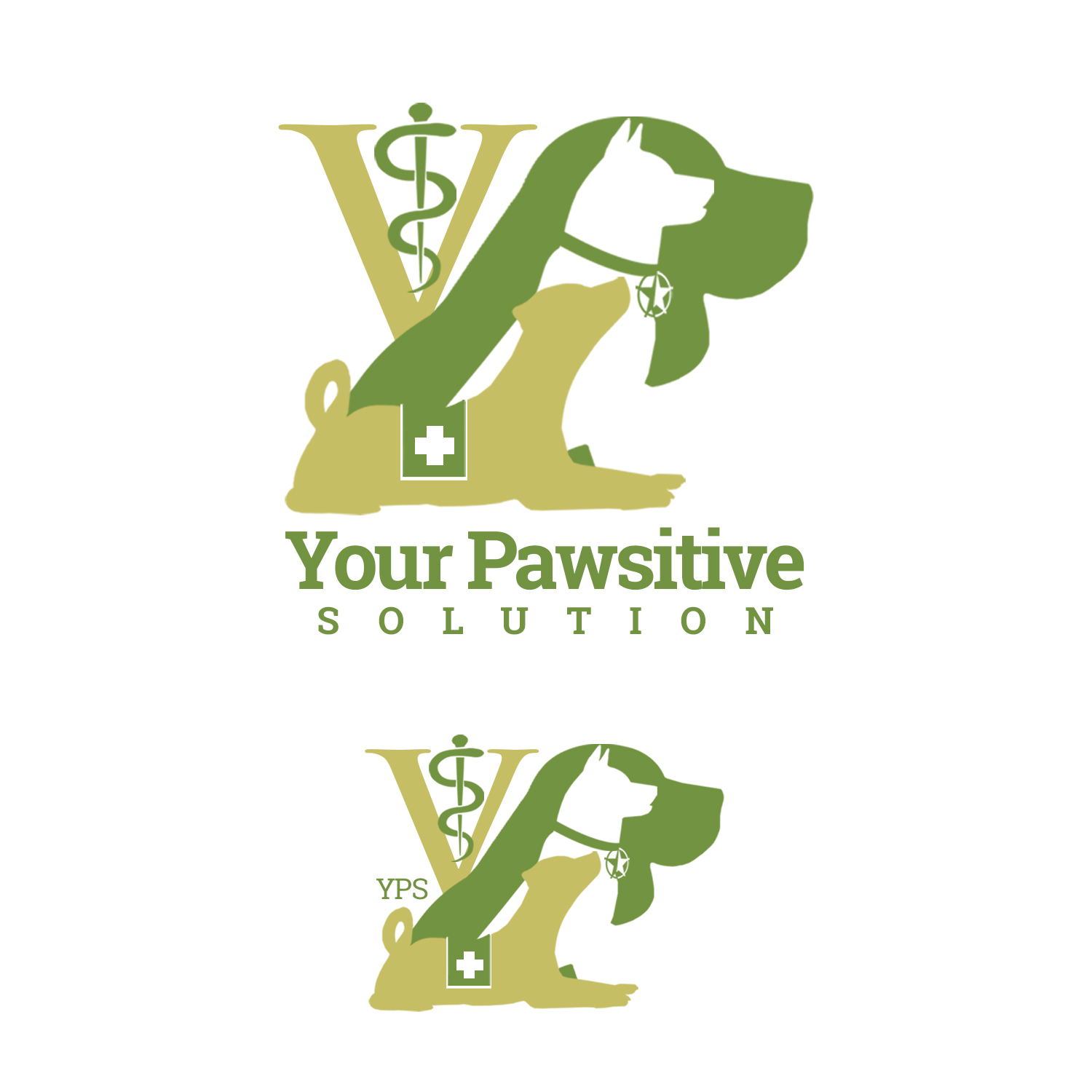 Diseño de Logo por ZETA para Your Pawsitive Solution, LLC | Diseño #17497911