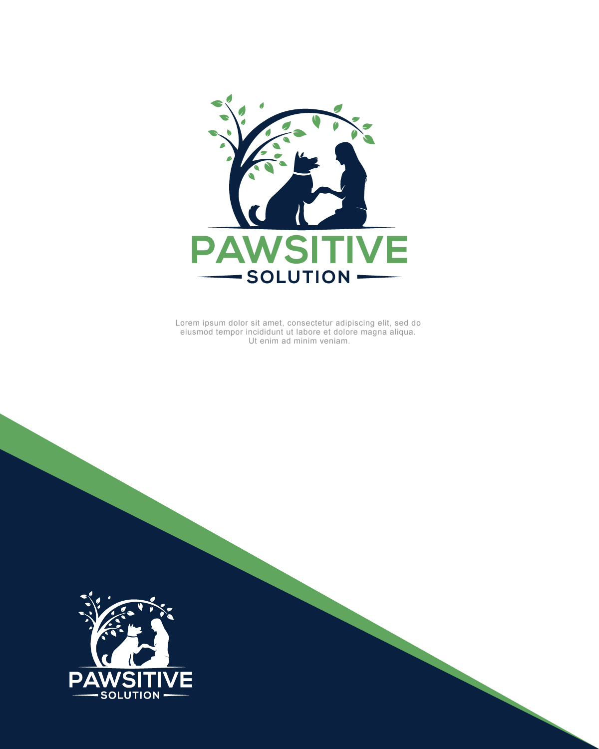 Logo Design by Ben Naveed for Your Pawsitive Solution, LLC | Design #17166058
