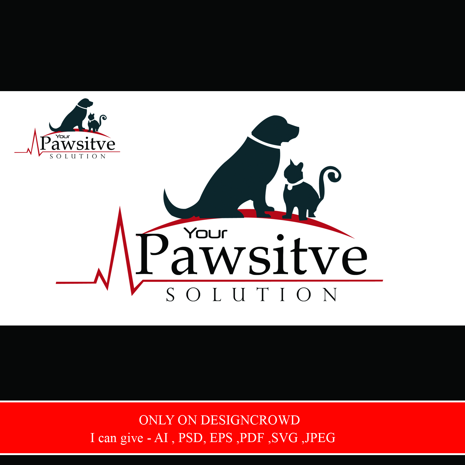 Logo Design by G.A.J. Lahiru for Your Pawsitive Solution, LLC | Design #17095348