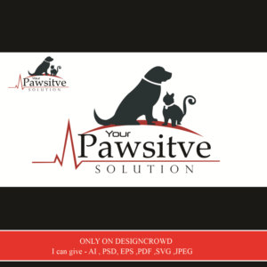 Logo Design by G.A.J. Lahiru for Your Pawsitive Solution, LLC | Design: #17095348
