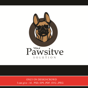 Logo Design by G.A.J. Lahiru for Your Pawsitive Solution, LLC | Design: #17111562