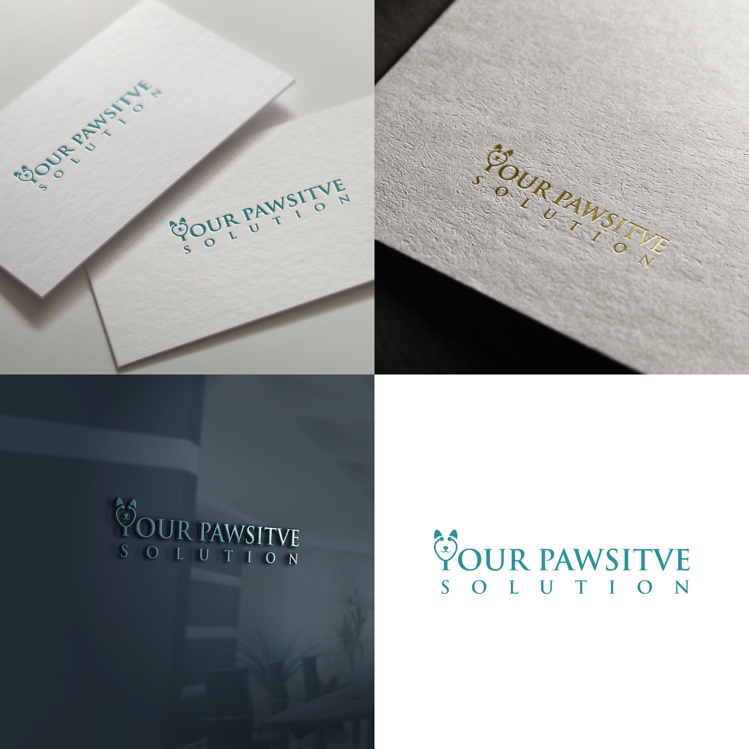 Logo Design by Djoyo for Your Pawsitive Solution, LLC | Design #17097765