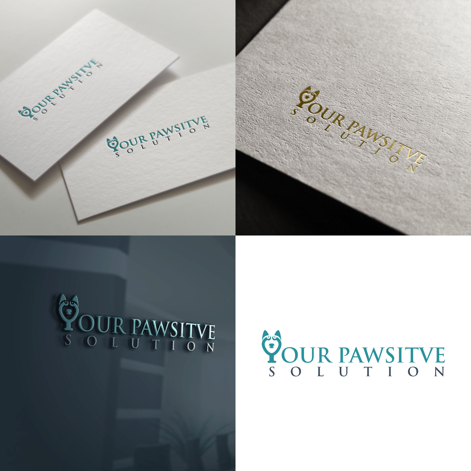 Logo Design by Djoyo for Your Pawsitive Solution, LLC | Design #17107265