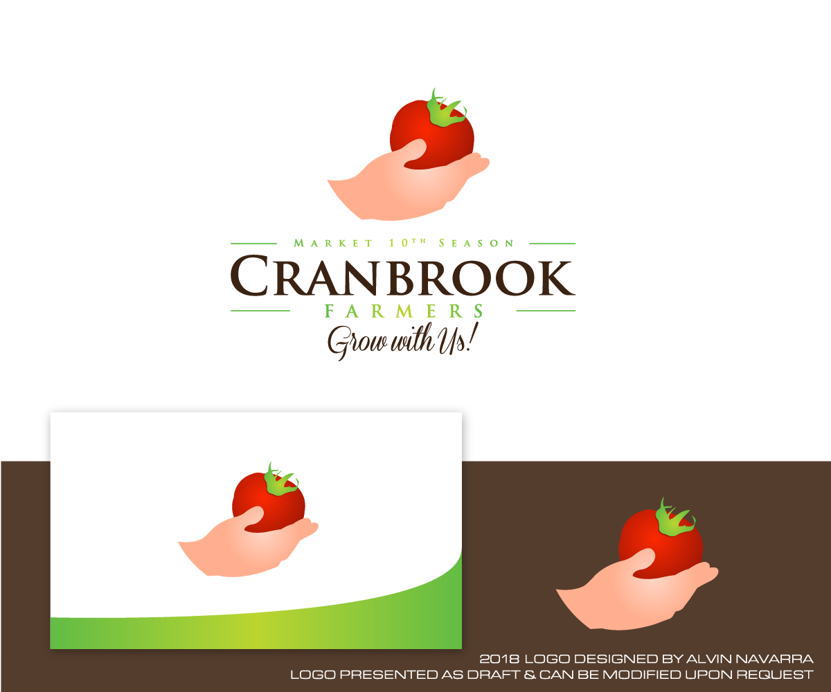 Logo-Design von alvinnavarra für Cranbrook Farmer's Market Society | Design #17352278