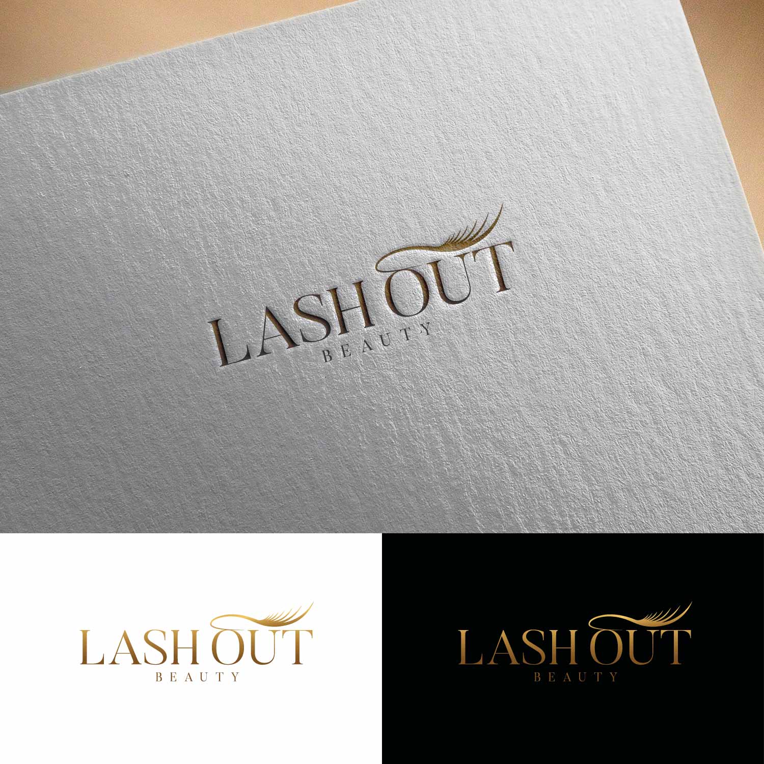 Logo Design by karthika vs for Lash out Beauty llc | Design #17099832
