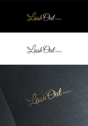Logo Design by somani for Lash out Beauty llc | Design: #17100801