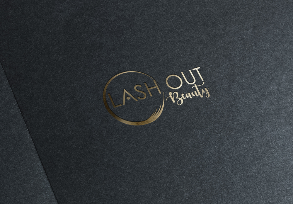Logo Design by A S design @ for Lash out Beauty llc | Design #17139326