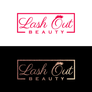 Logo Design by alexandranique for Lash out Beauty llc | Design: #18066609