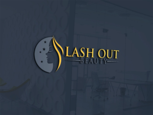 Logo Design by Alhamduliallah for Lash out Beauty llc | Design: #17120790