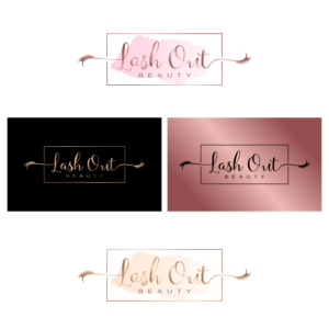 Logo Design by vlydesign for Lash out Beauty llc | Design: #17200613
