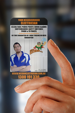 Visitenkarten-Design von Marvel Medias für Need An Electrician Pty Ltd | Design: #627490