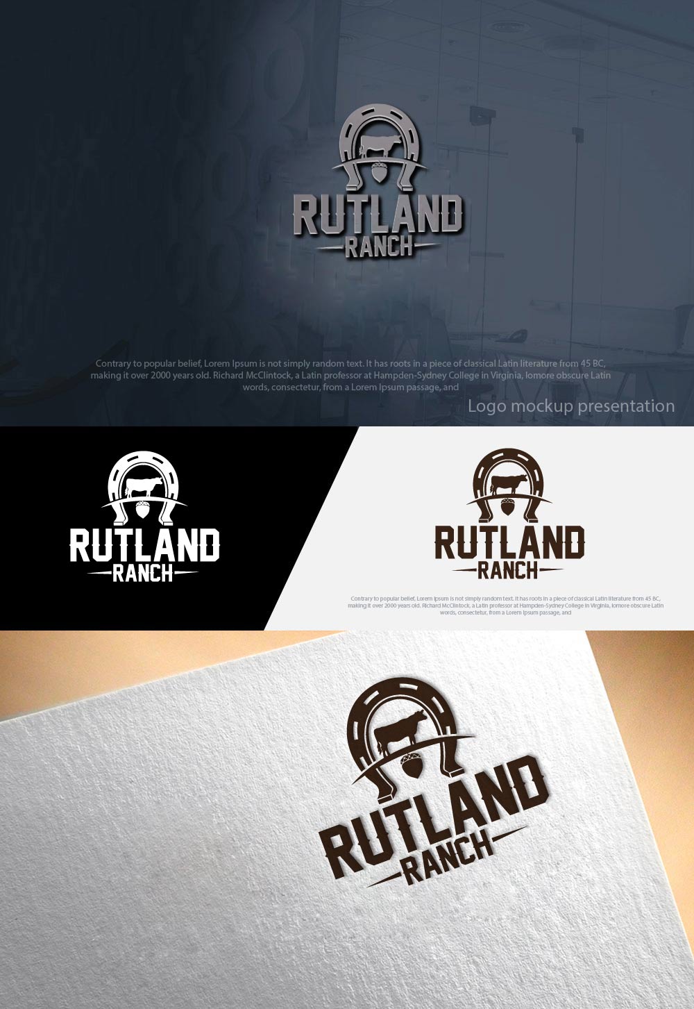 Diseño de Logo por zebronicgraphic para Rutland ranch | Diseño #17102490