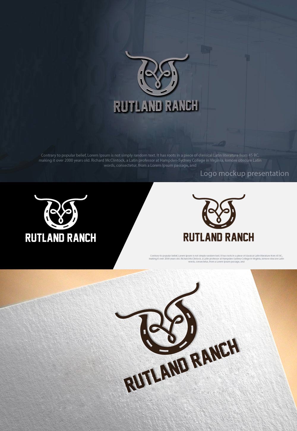 Diseño de Logo por zebronicgraphic para Rutland ranch | Diseño #17102609