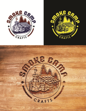 Logo Design by ARtKISTA for Smoke Camp Crafts | Design: #17129751