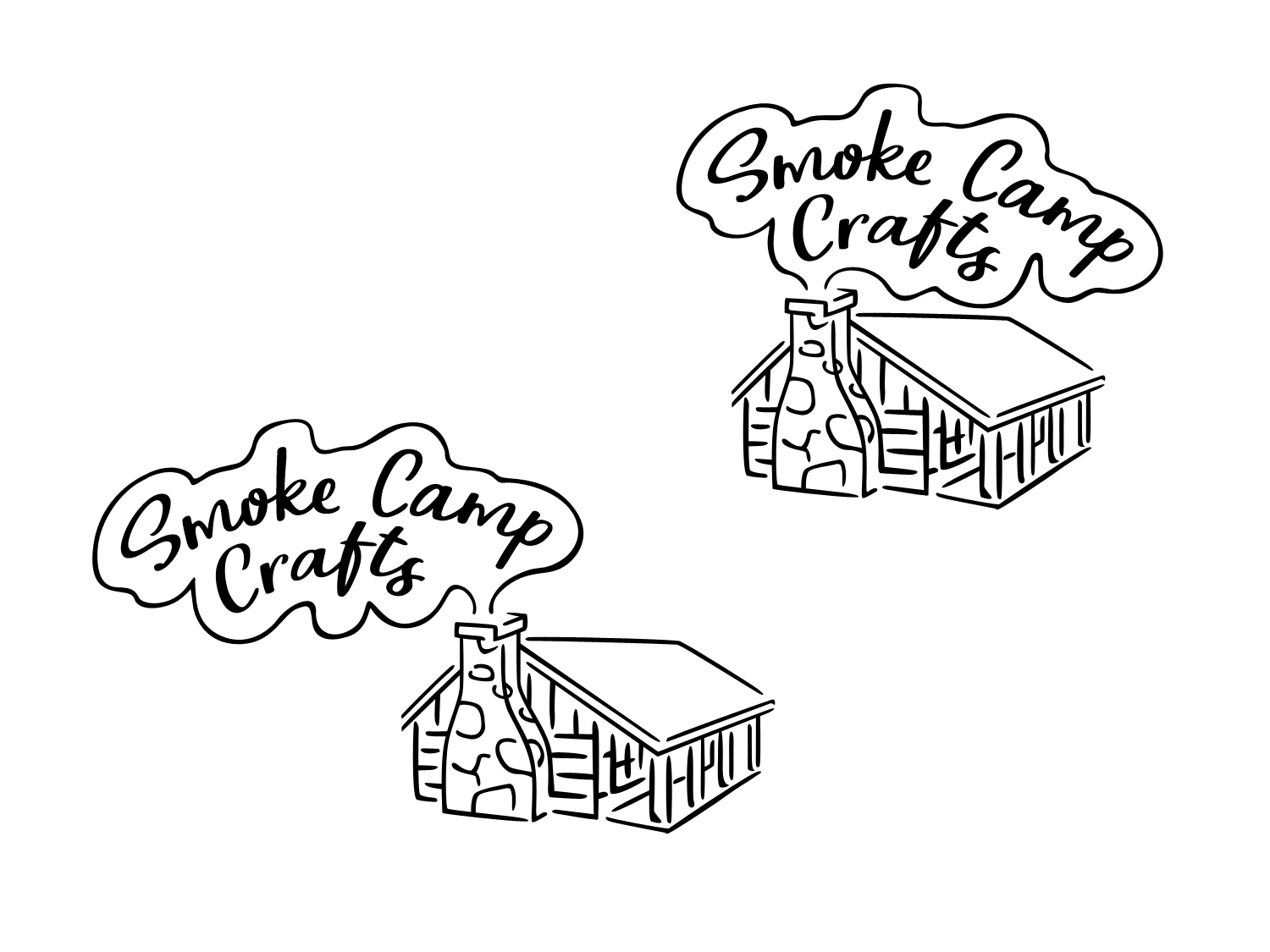 Logo Design by Abiyoso28 for Smoke Camp Crafts | Design #17155705