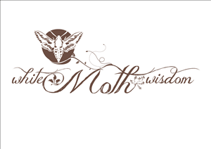 White Moth Wisdom | Diseño de Logo por john lee huber