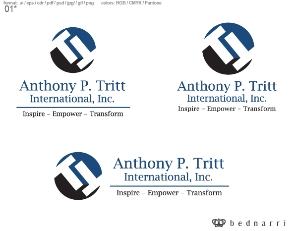 Design de Logo par bednarri pour Anthony P. Tritt International, Inc | Design #45611
