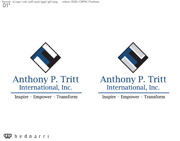 Logo Design by bednarri for Anthony P. Tritt International, Inc | Design #45614