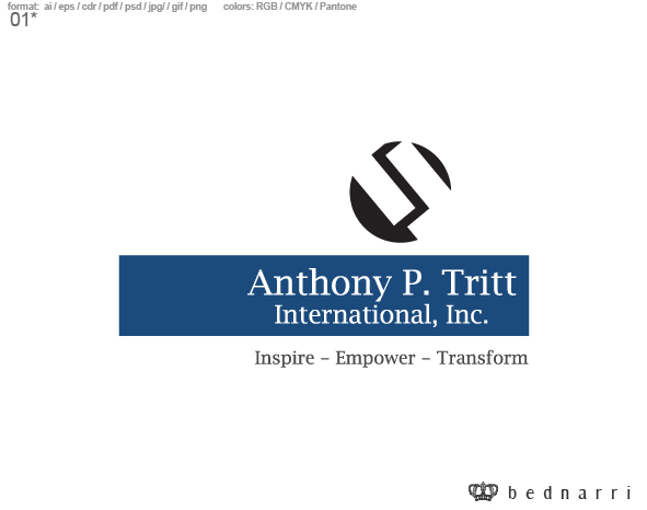 Logo Design by bednarri for Anthony P. Tritt International, Inc | Design #45616