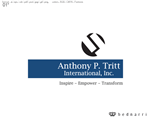 Design de Logo par bednarri pour Anthony P. Tritt International, Inc | Design : #45616