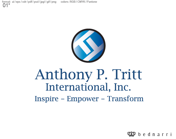 Logo Design by bednarri for Anthony P. Tritt International, Inc | Design #45621
